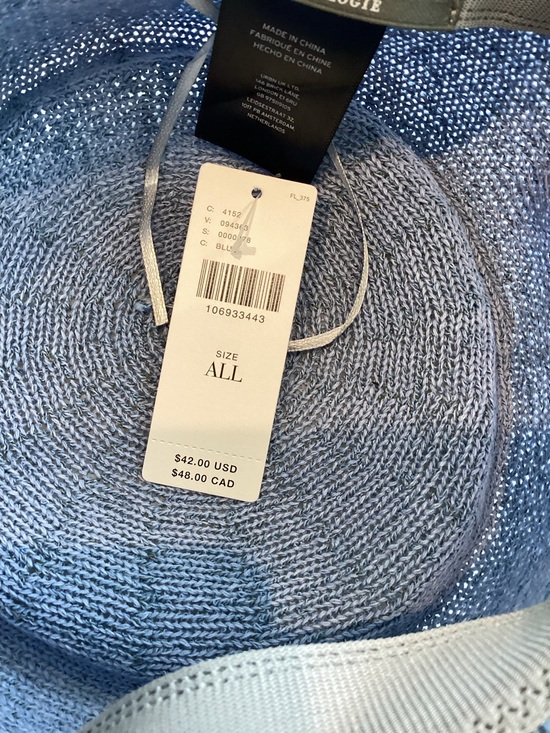 Anthropologie Nubby Bucket Hat Summer Hat New Denim Blue main image 4